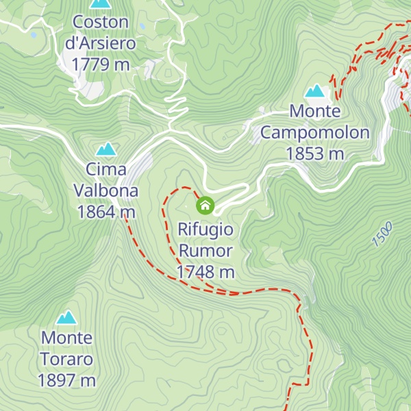 Map of Rifugio Rumor