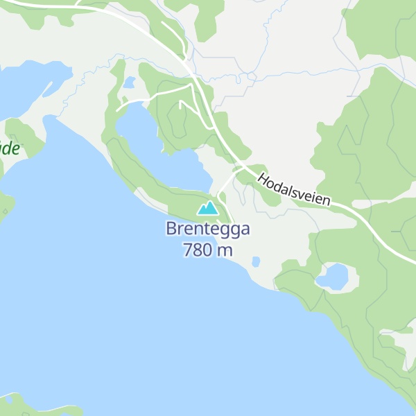Map of Brentegga