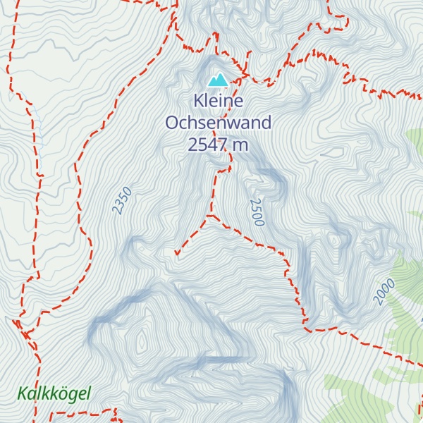Map of Große Ochsenwand