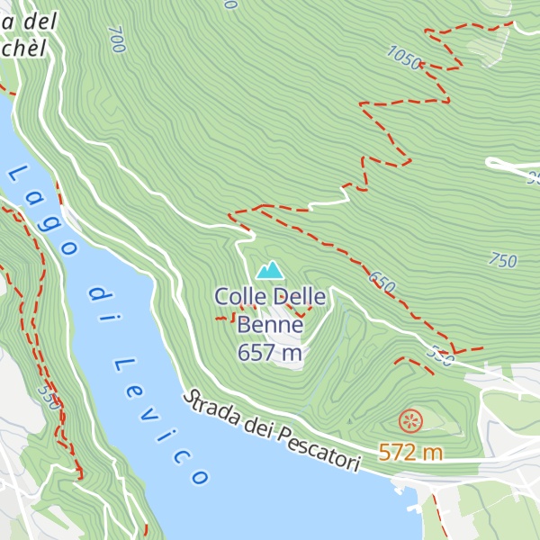Map of Colle Delle Benne