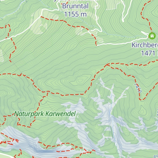 Map of Hochwandkopf