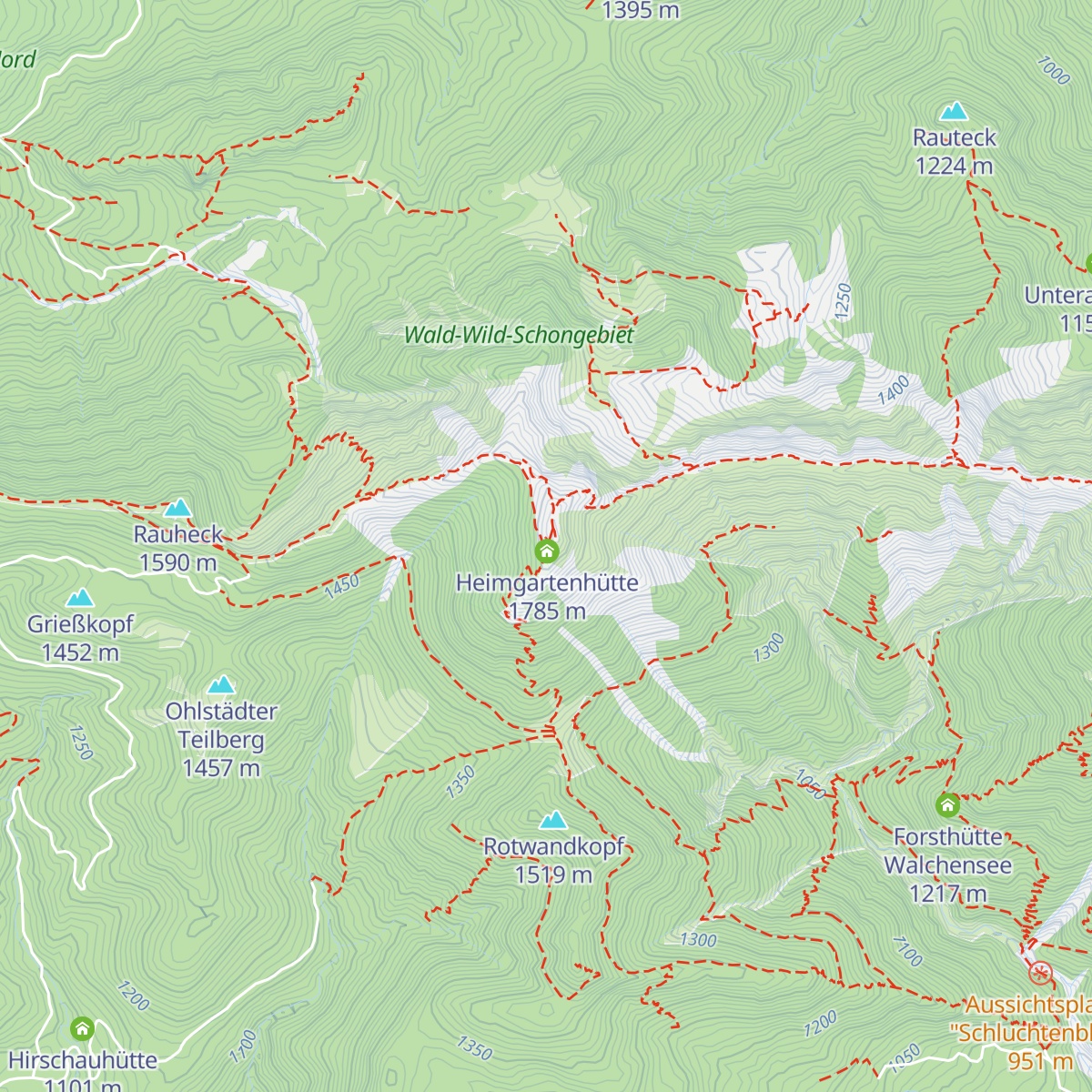Hans-Frey-Hütte map