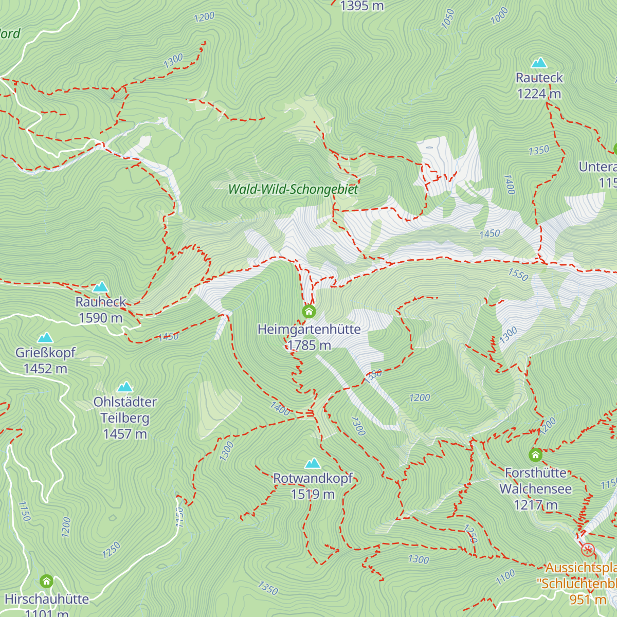 Hans-Frey-Hütte map