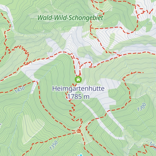 Map of Hans-Frey-Hütte