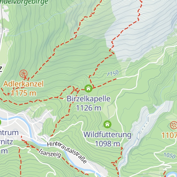 Map of Birzelkapelle