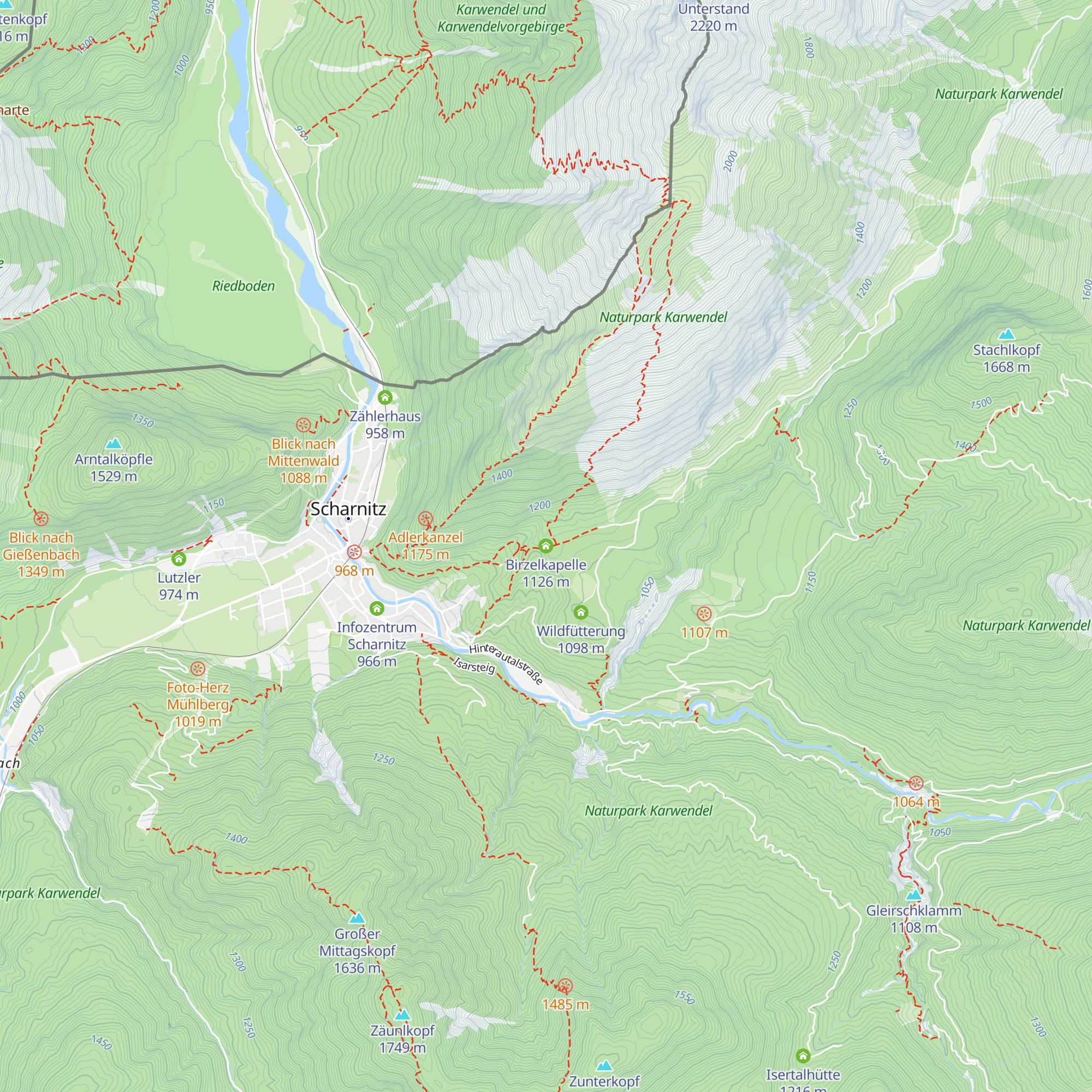 Birzelkapelle map