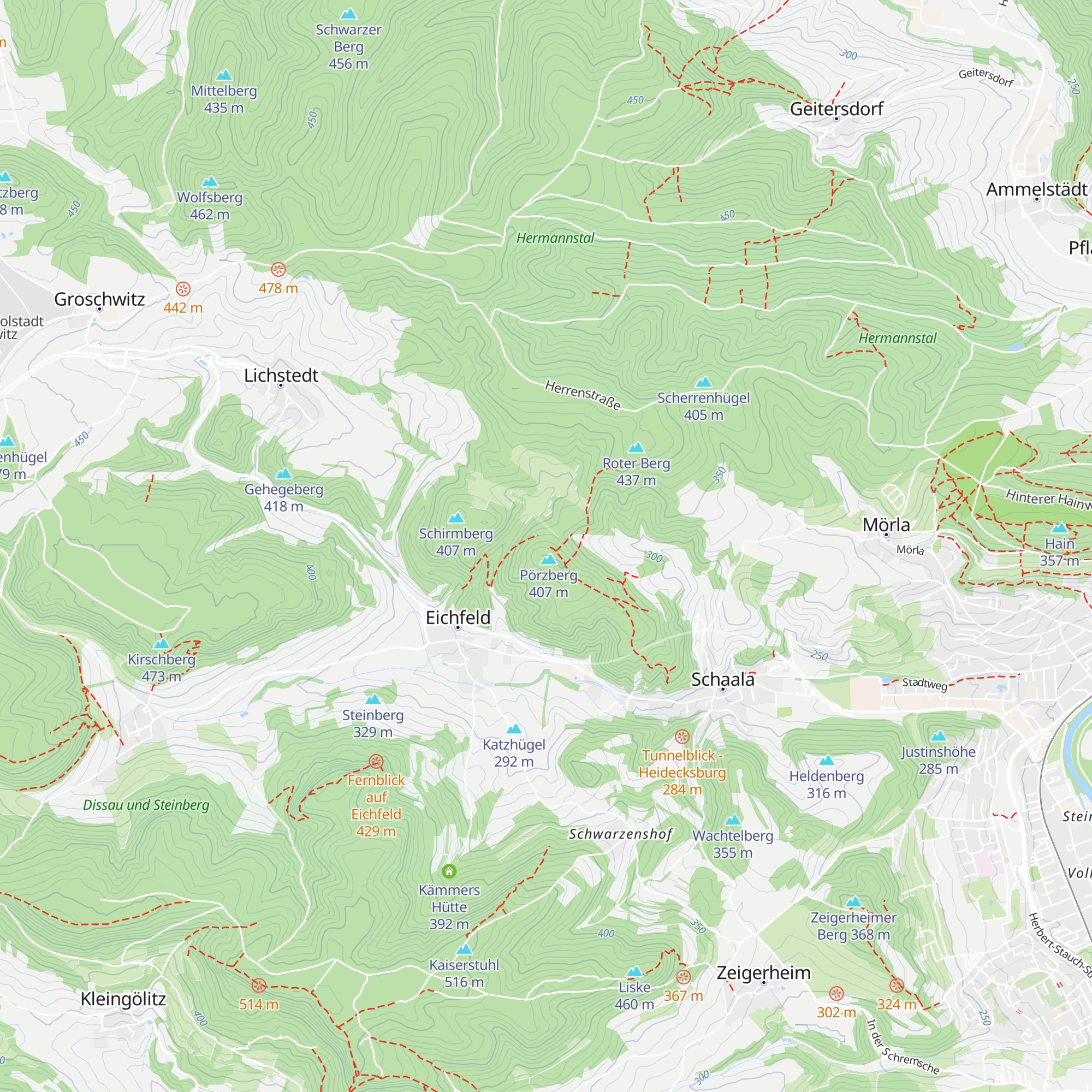 Brömels Hütte map