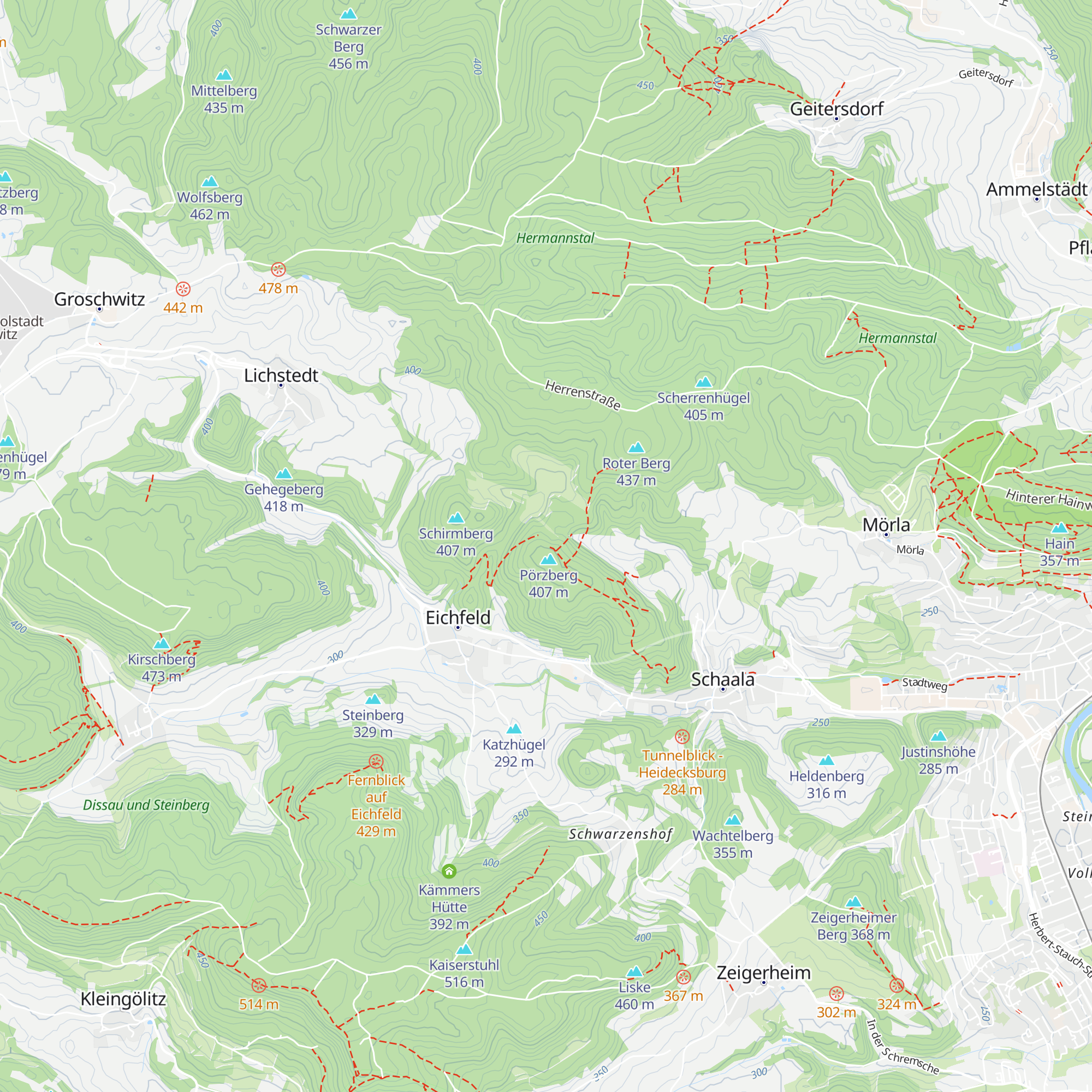 Brömels Hütte map