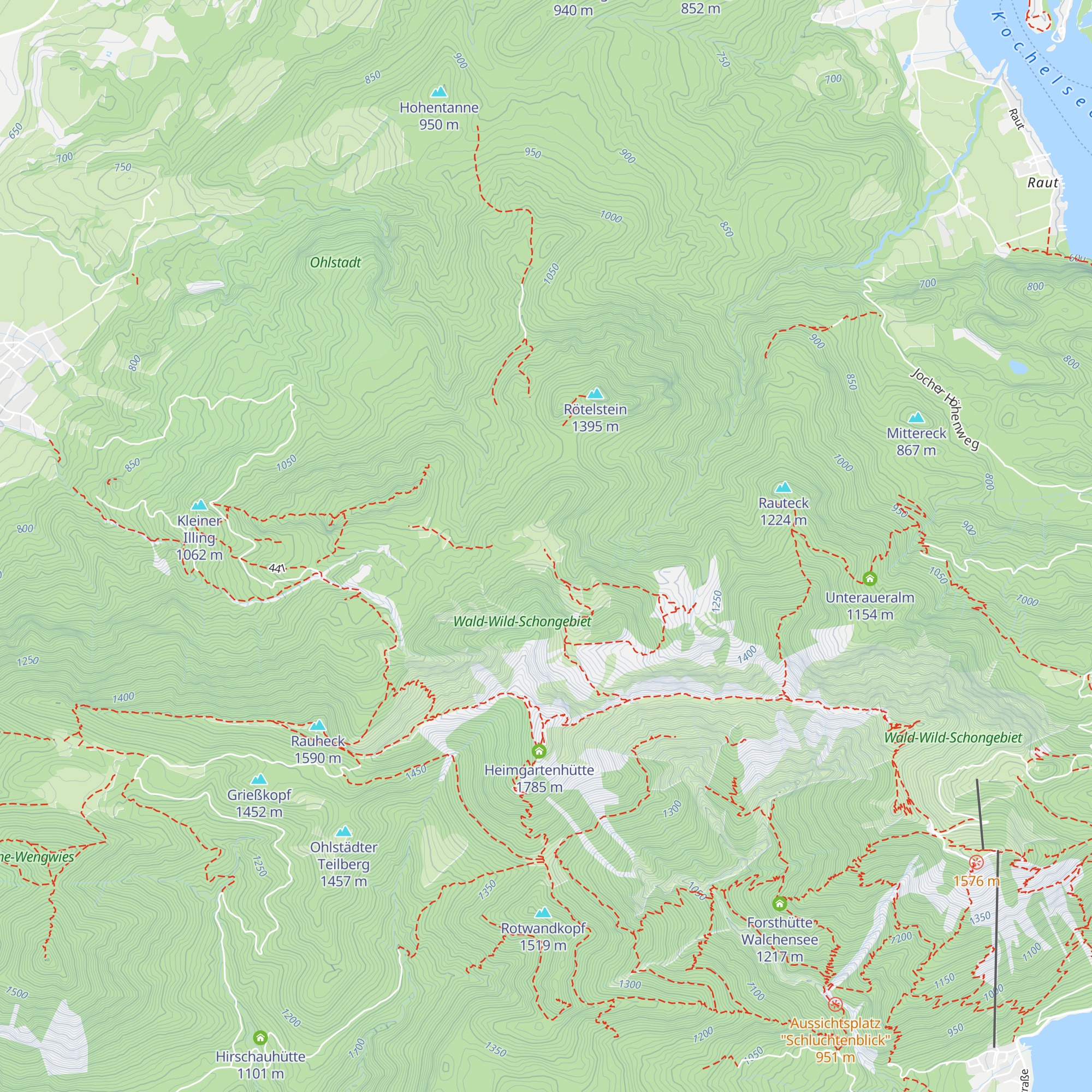 Kaseralm map