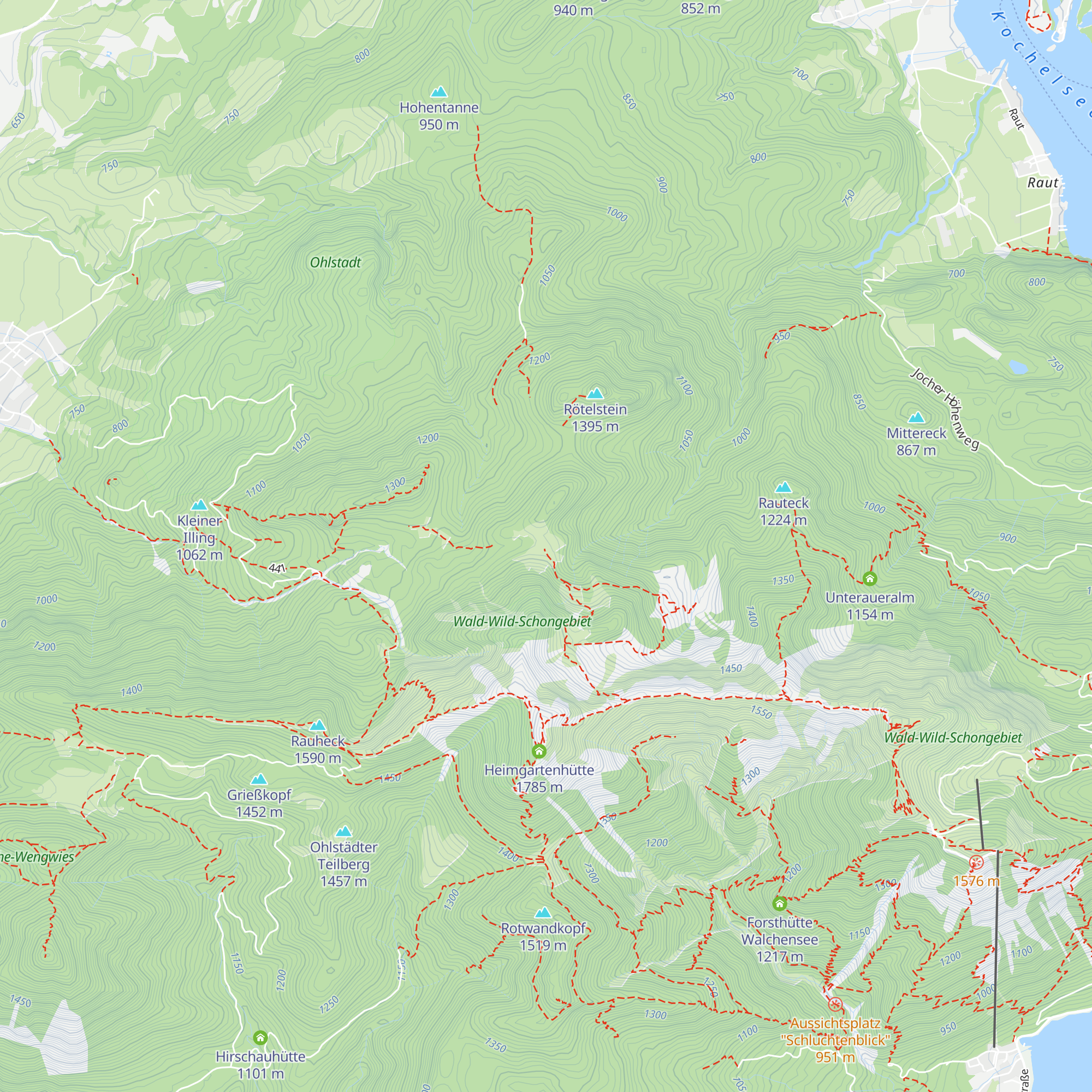 Kaseralm map