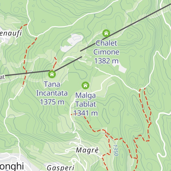 Map of Malga Tablat