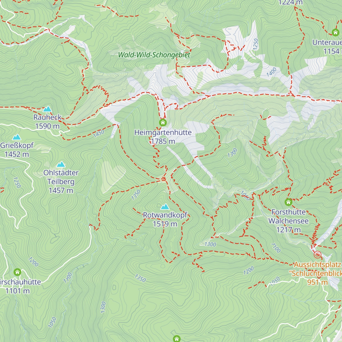 Ohlstädter Alm map