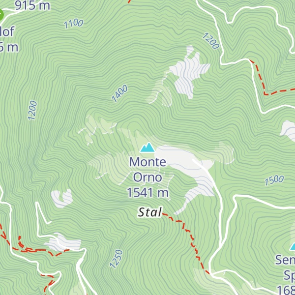 Map of Monte Orno