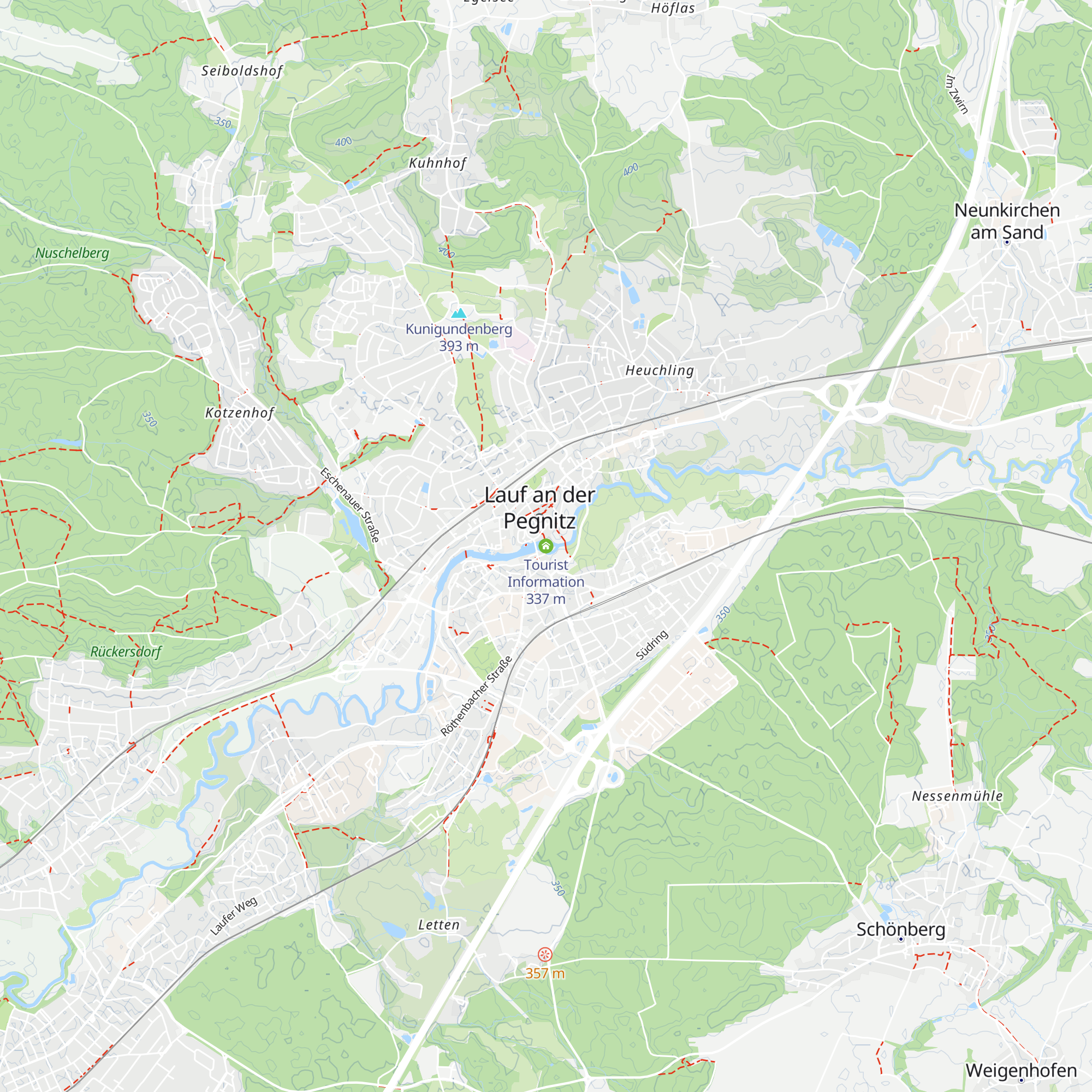 Tourist Information map