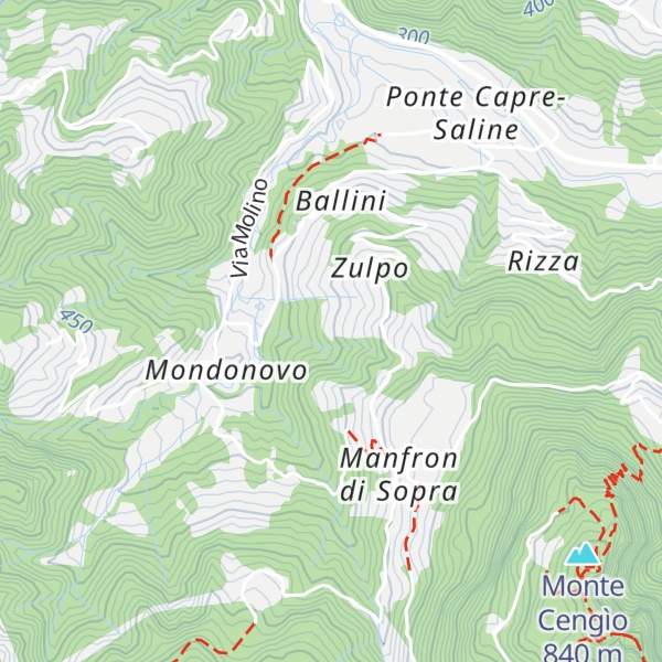 Map of Casòn
