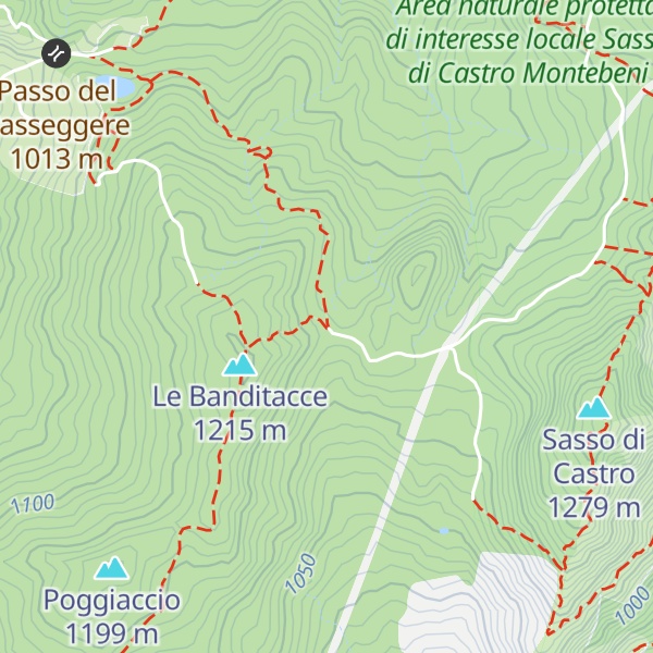 Map of Bivacco Poggio Savena