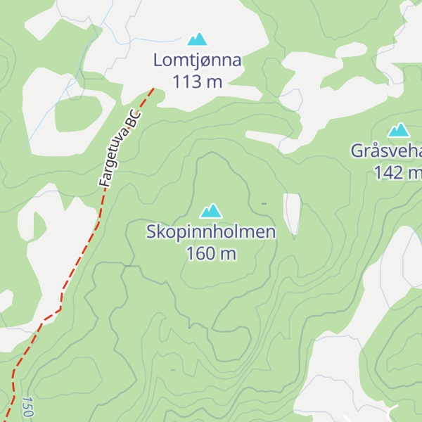 Map of Skopinnholmen
