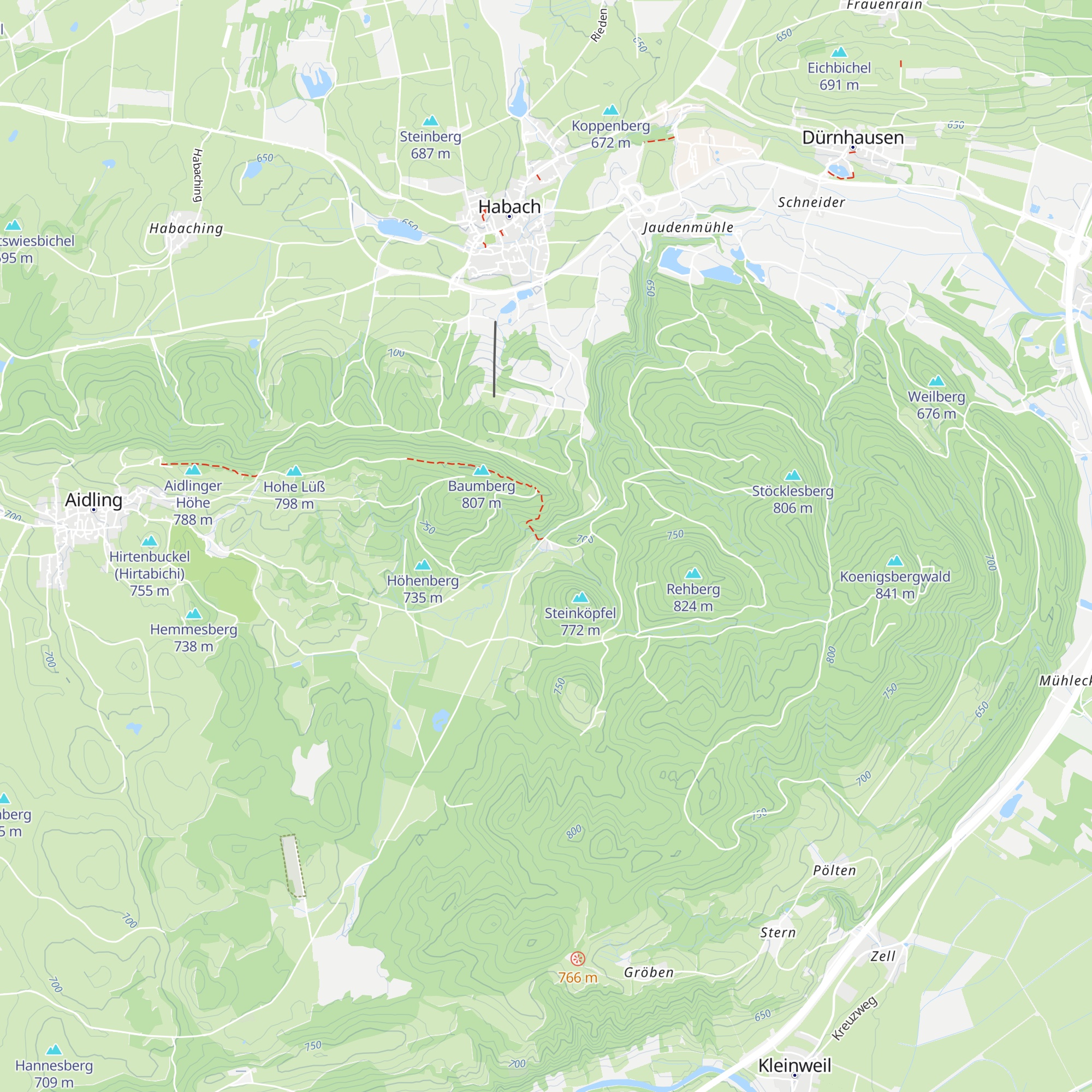 Forsthaus Höhlmühle map
