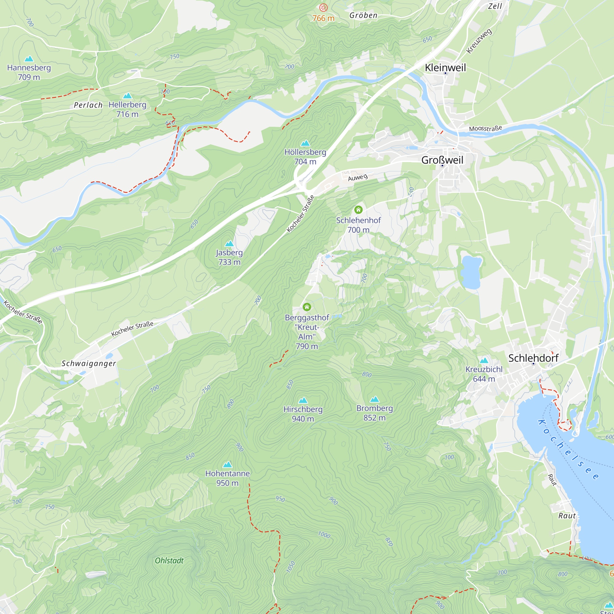 Berggasthof "Kreut-Alm" map