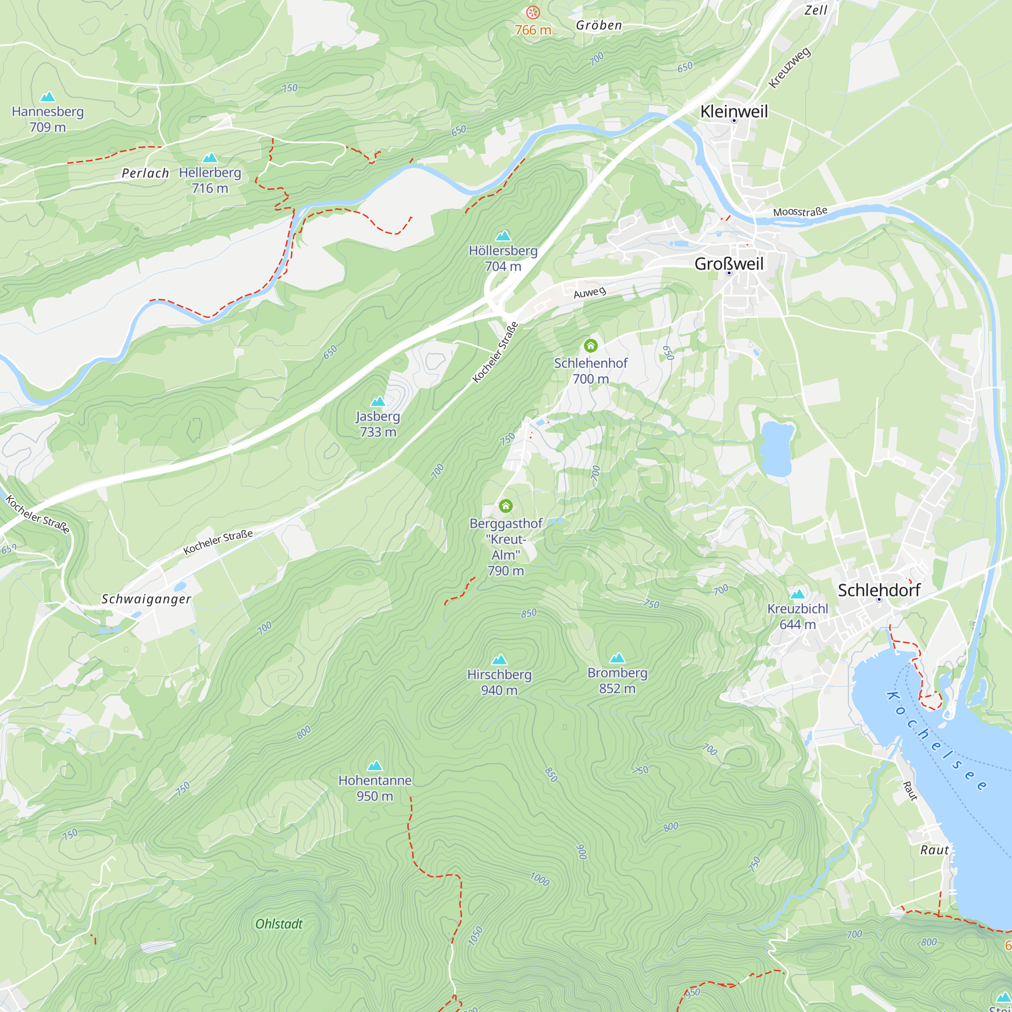 Berggasthof "Kreut-Alm" map