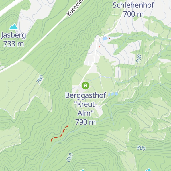 Map of Berggasthof "Kreut-Alm"