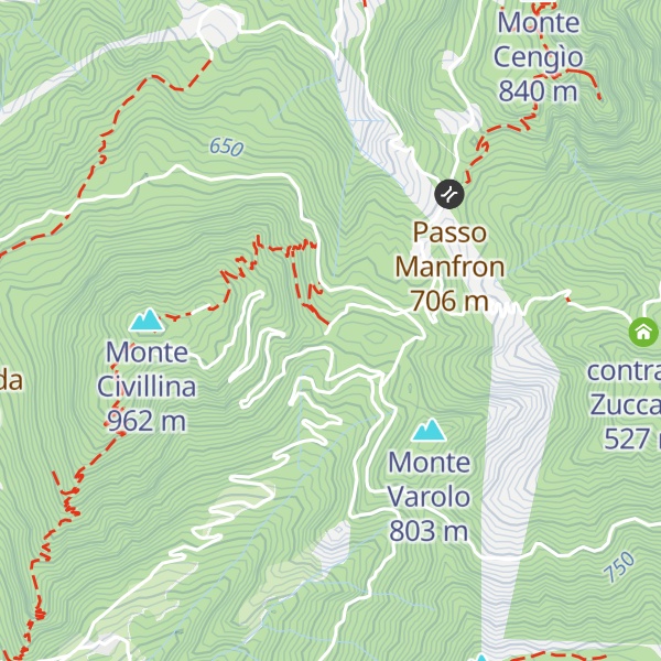 Map of Rifugio Fonte Civillina