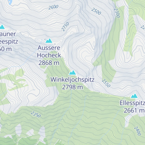 Map of Winkeljochspitz
