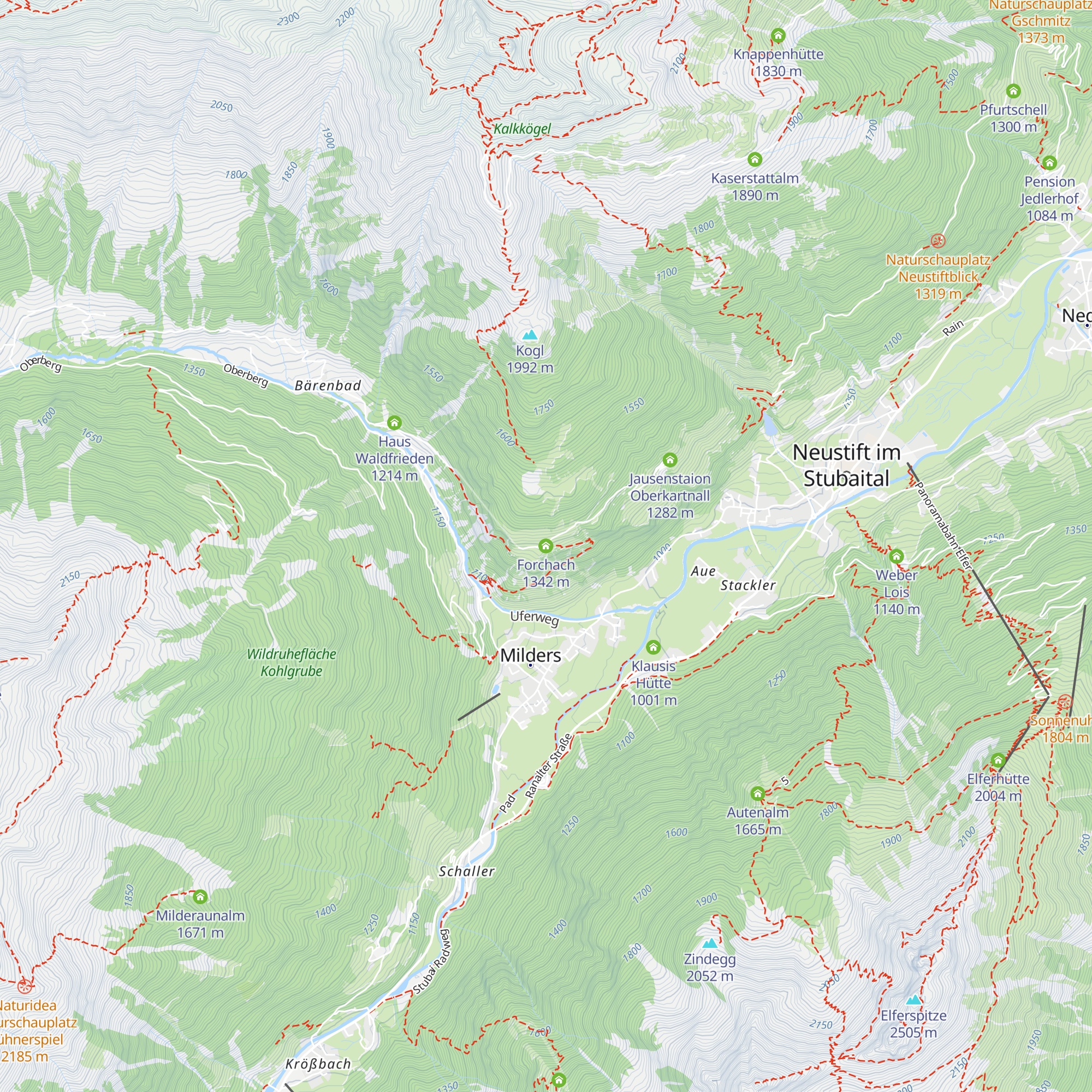 Forchach map