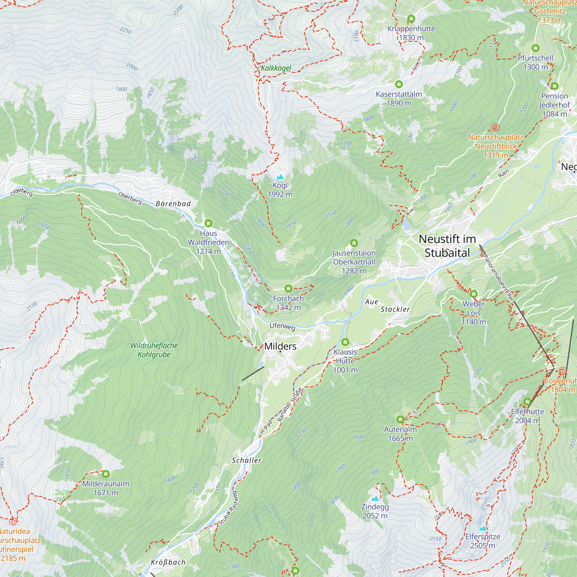 Forchach map
