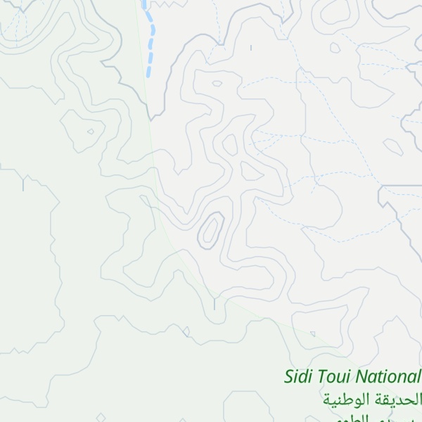 Map of Djebel Sidi Toui