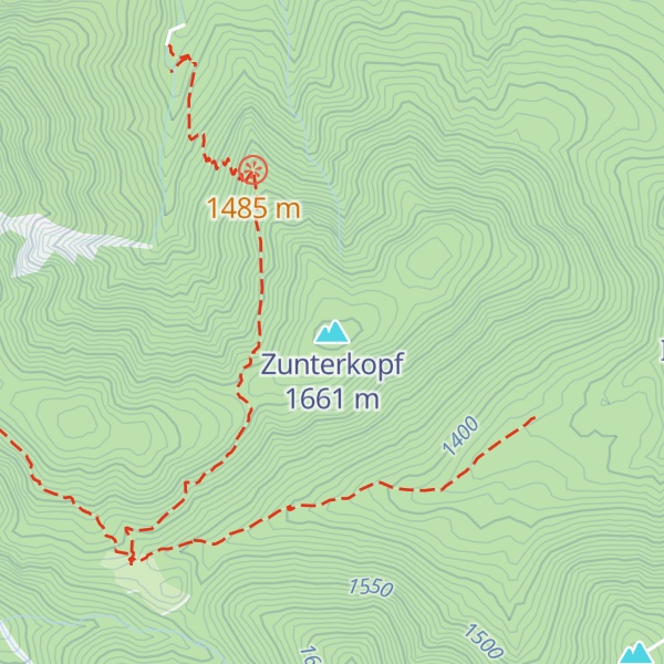 Map of Zunterkopf