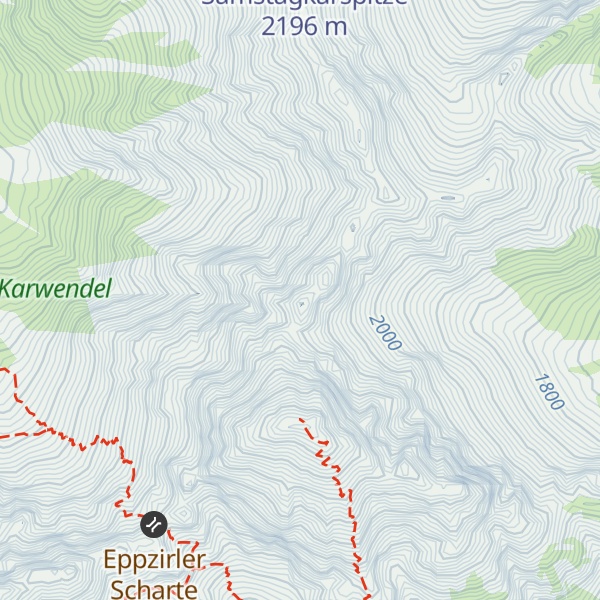 Map of Fleischbanktürme