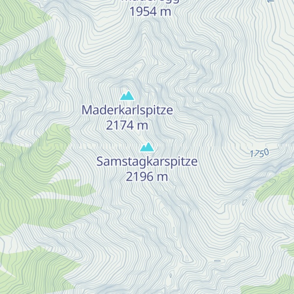 Map of Samstagkarspitze