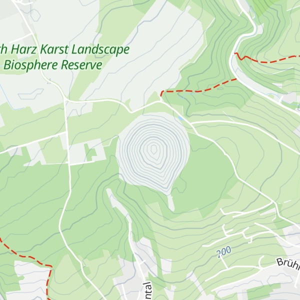 Map of Schachthalde Hohe Linde
