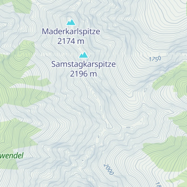 Map of Fleischbankspitze