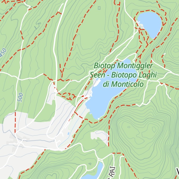 Map of Restaurant Pizzeria Lido Montiggl