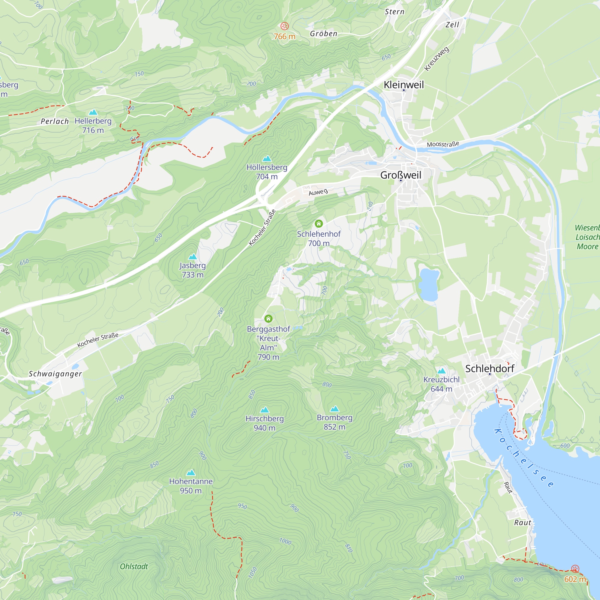 A5 Almgebäude von der Haidenholzalm map