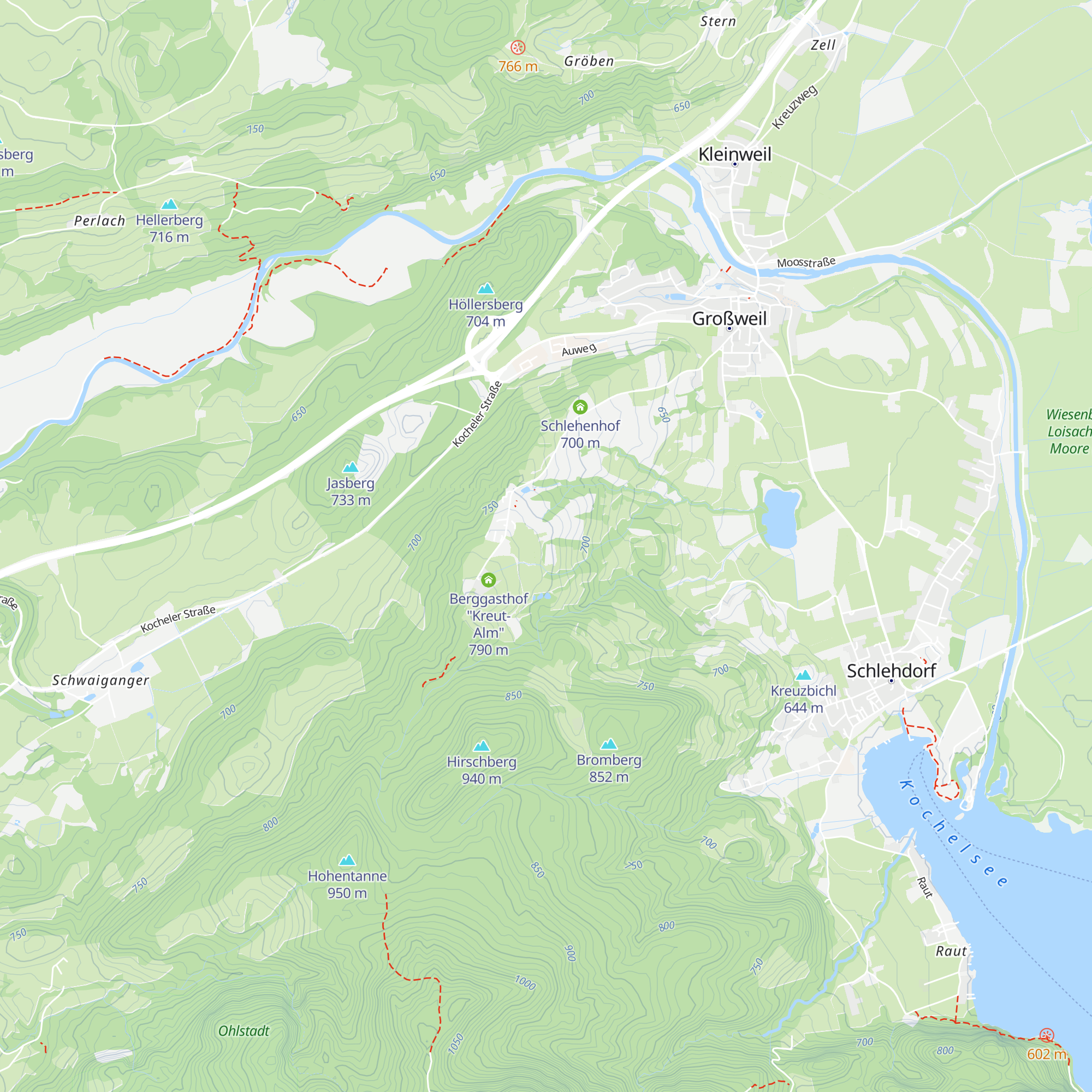 A5 Almgebäude von der Haidenholzalm map