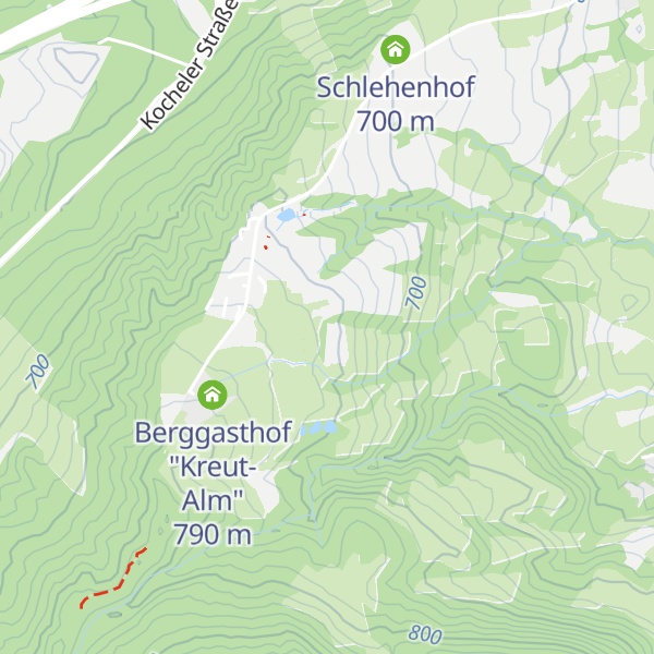 Map of A5 Almgebäude von der Haidenholzalm