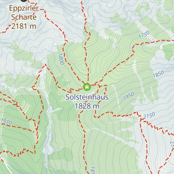 Map of Solsteinhaus