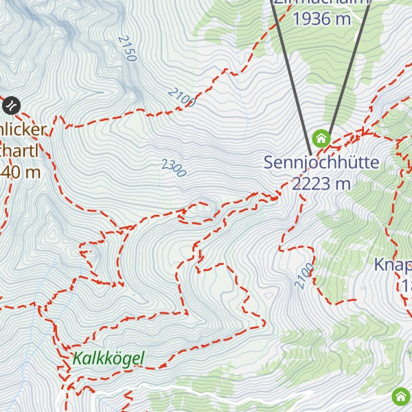 Map of Niederer Burgstall