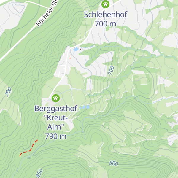 Map of A3 Almgebäude aus Schönau
