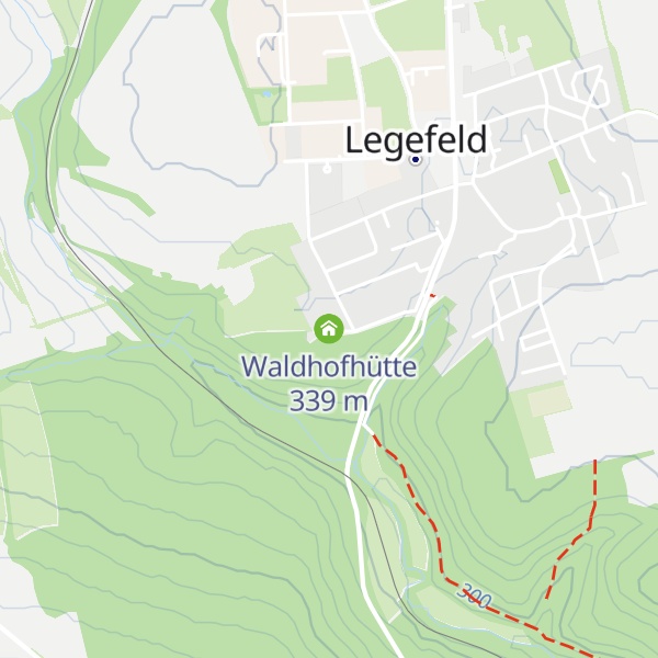 Map of Waldhofhütte