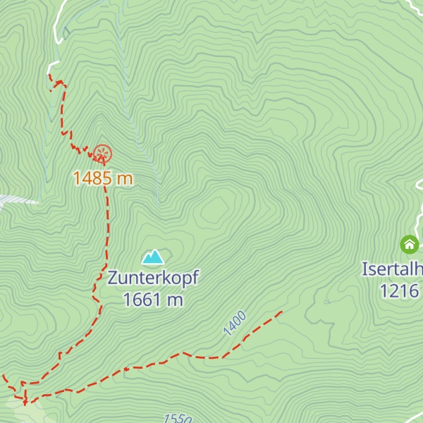 Map of Hochwaldkopf