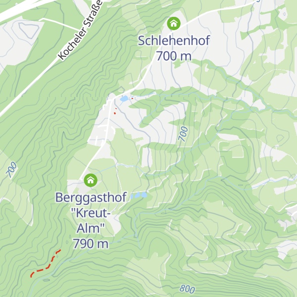 Map of A4 Almgebäude von der Duslaualm