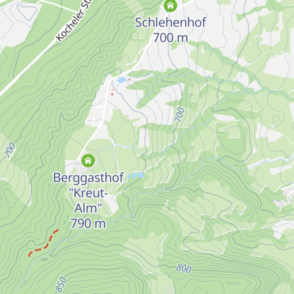 Map of A2 Almgebäude aus Ramsau