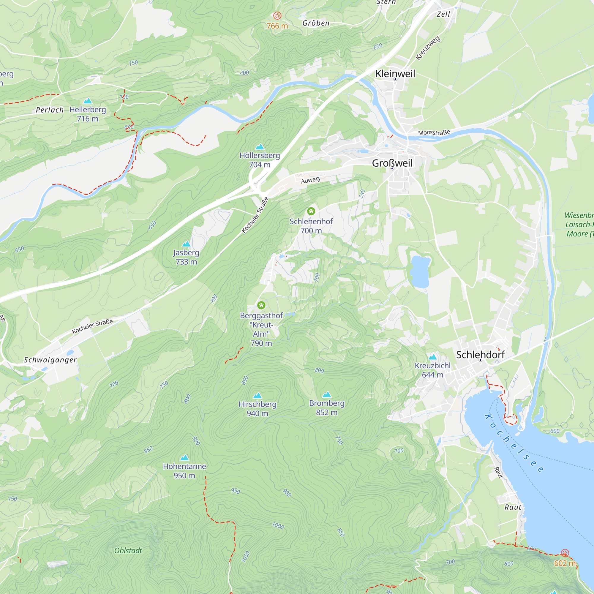 A2 Almgebäude aus Ramsau map