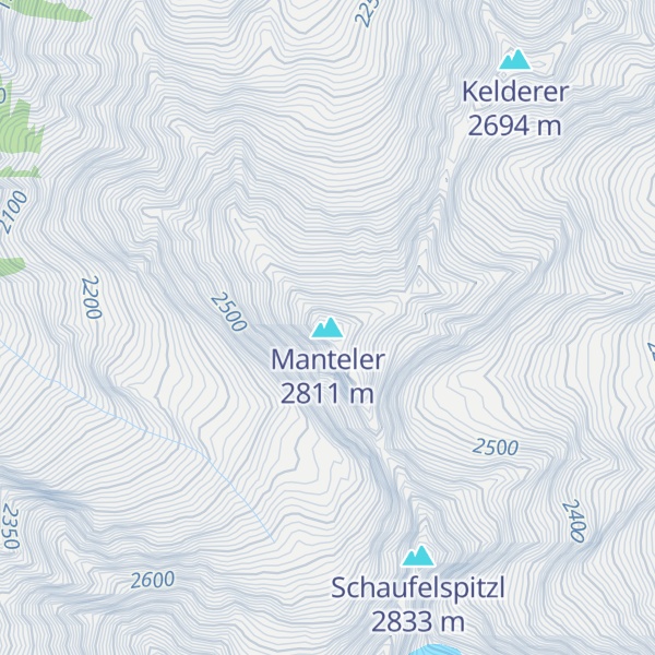 Map of Manteler