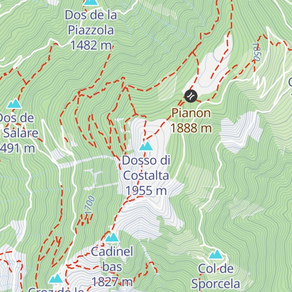 Map of Dosso di Costalta