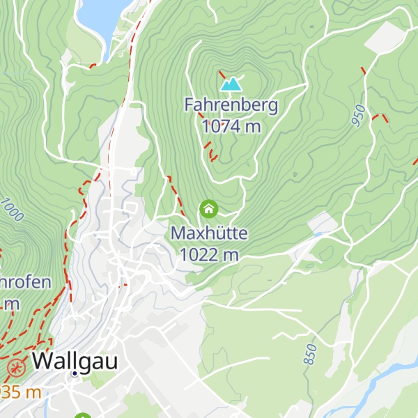 Map of Maxhütte
